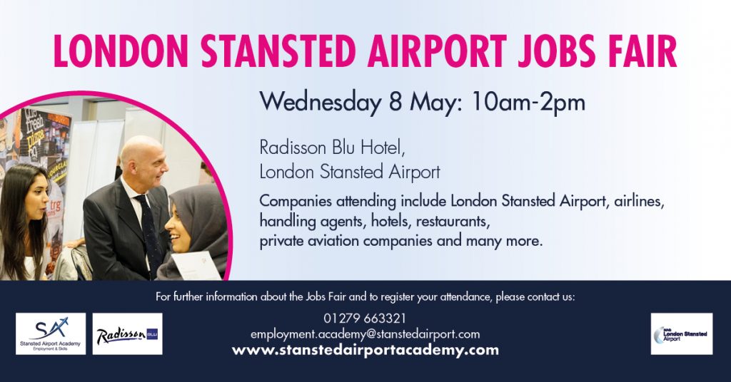 Stansted Airport Jobs Fair 8th May 2019 Careers in Aerospace